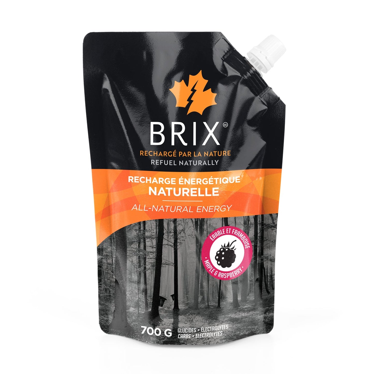 Brix - Recharge énergétique - 700g - Érable et Framboise