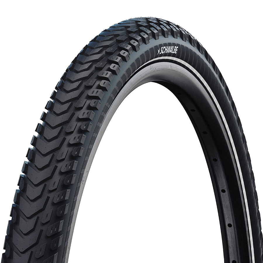 Schwalbe, Marathon Mondial, Tire, 700x35C, Wire, Clincher, Endurance, RaceGuard, 67TPI, Black