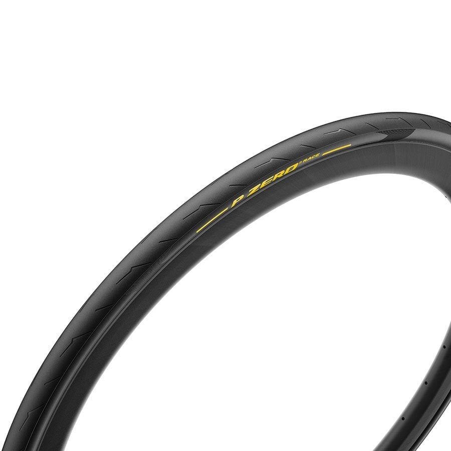 Pirelli - PZero Race - Road Tire - 700x26C - Folding - Clincher - SmartEVO - TechBELT - 127TPI - Yellow - Made in Italy - 210000008080