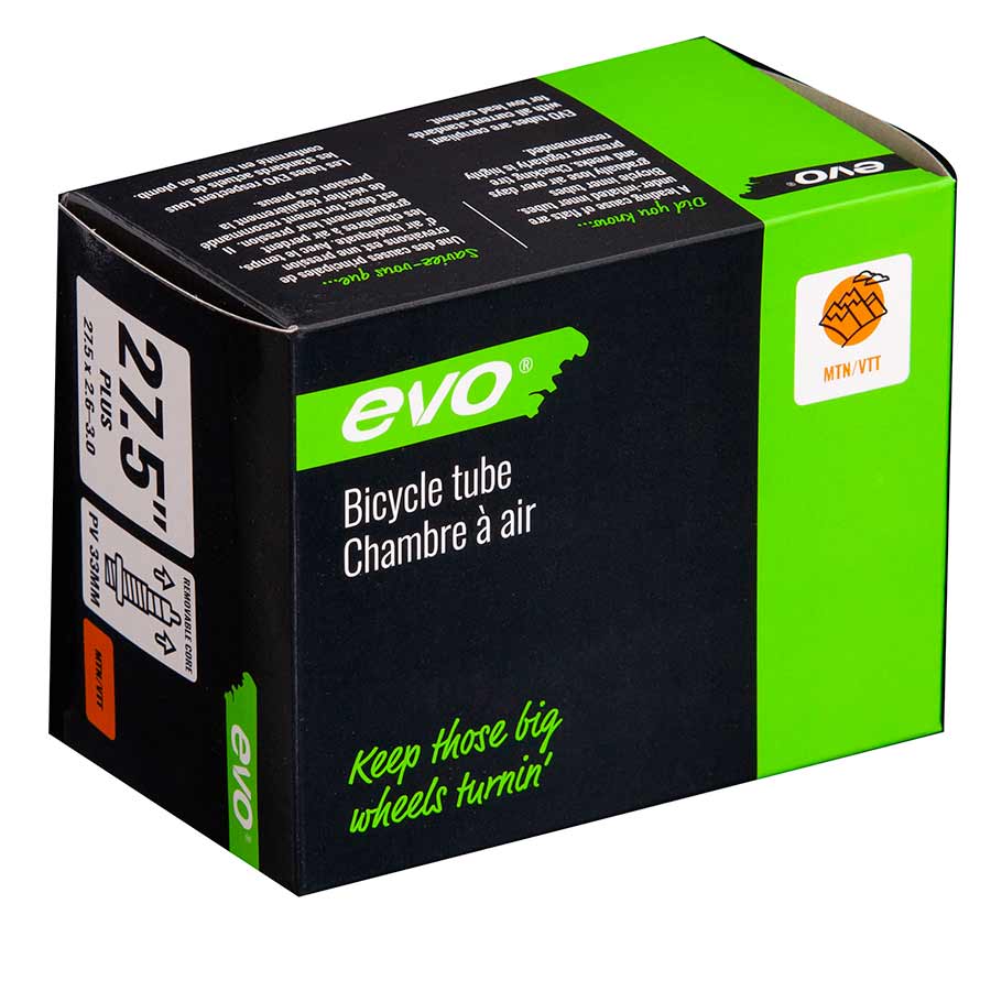 EVO, Presta, Tube, Length: 48mm, 26'', 1.75-2.125