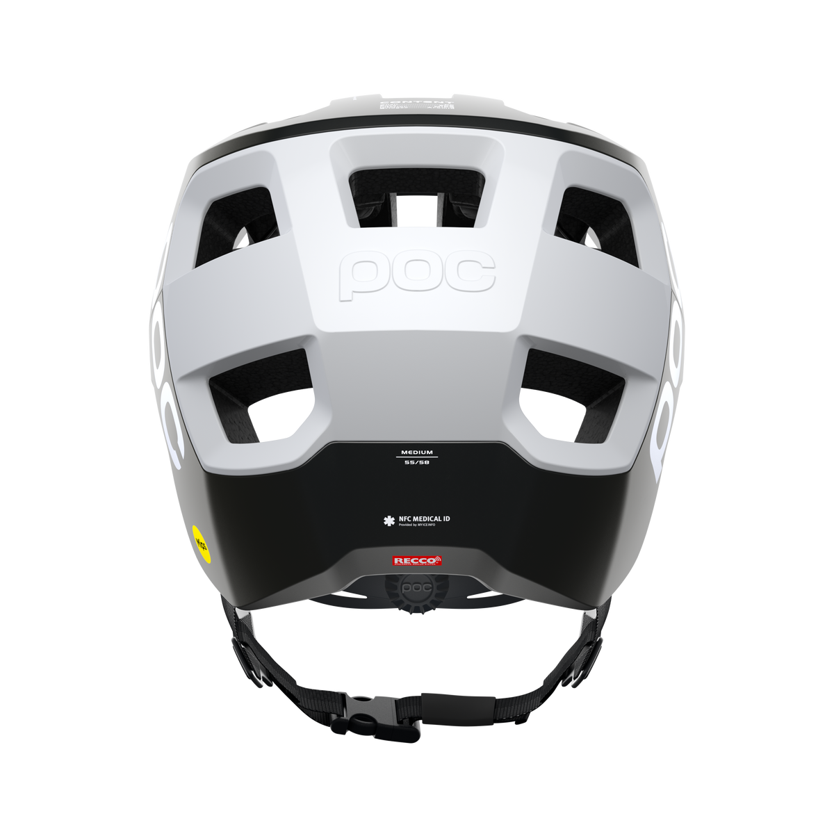 POC - Casco - Kortal Race Mips - Negro uranio mate/Blanco hidrógeno