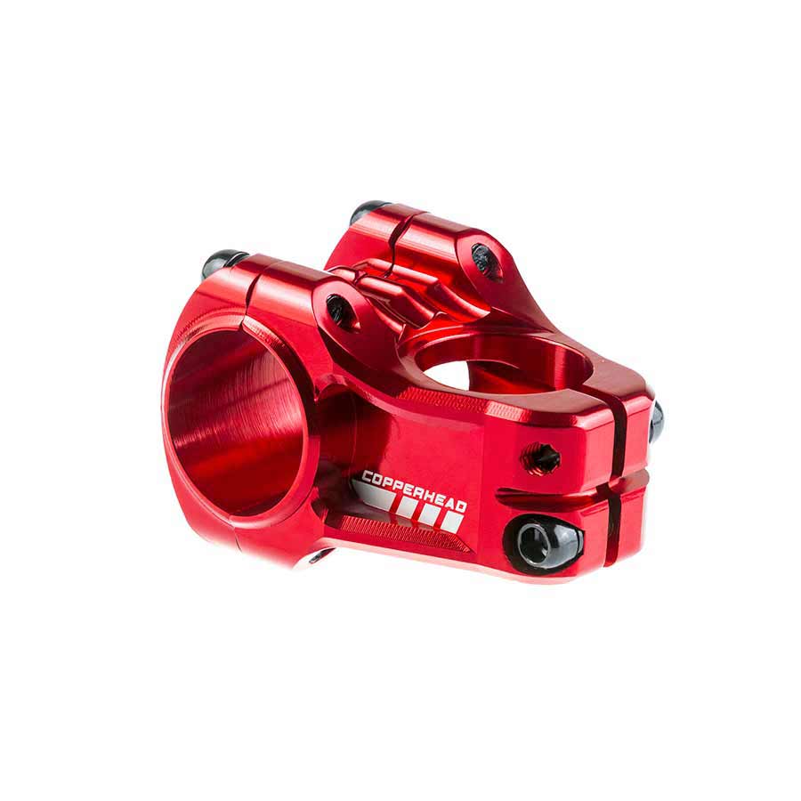 Deity, Copperhead, Stem, Diameter: 31.8mm, Length: 35mm, Steerer: 1-1/8'', 0°, Red