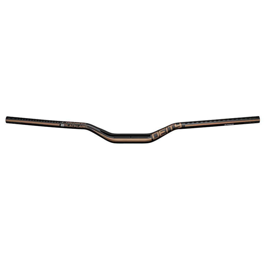 Deity, Black Label 38, MTB Handlebar, Diameter: 31.8mm, 800mm, Rise: 38mm, Black