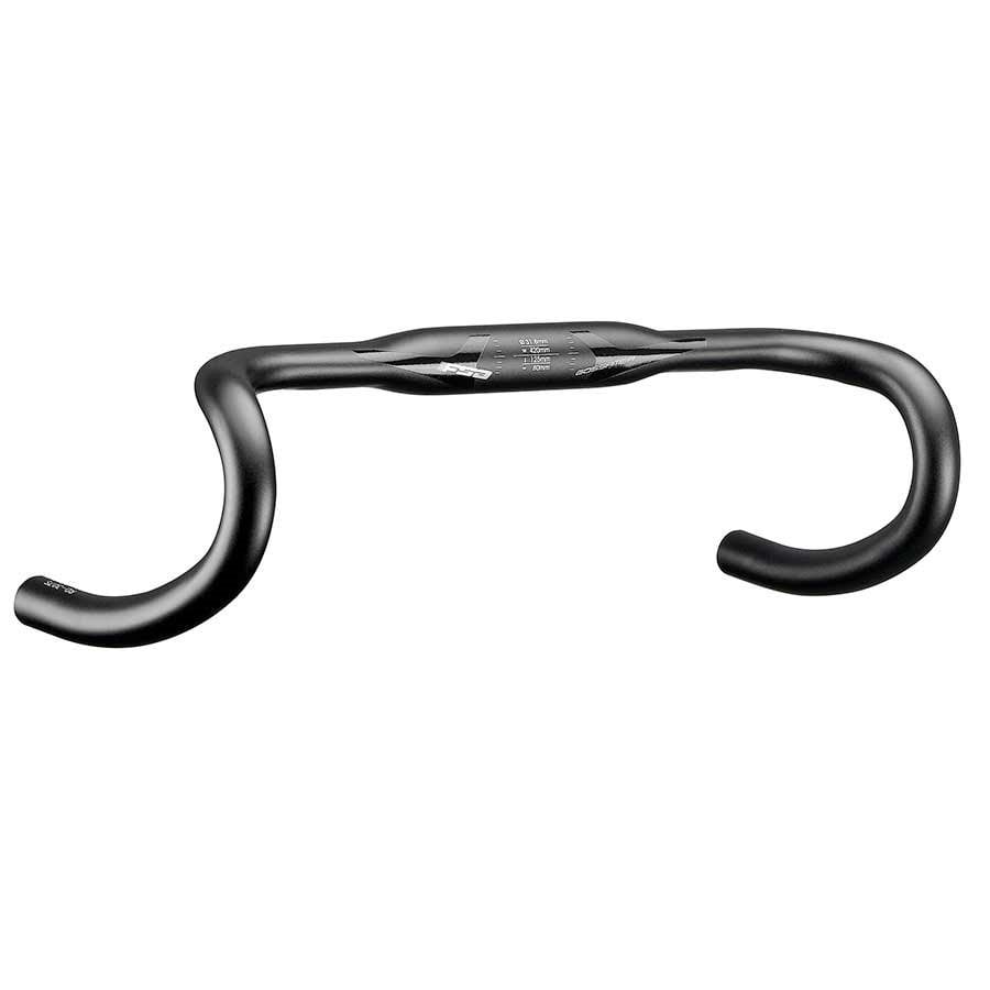 FSA  - Guidon Gossamer Wing Compact - Guidon de route - Diamètre: 31.8mm - 420mm - Hauteur: 125mm - Portée: 80mm - Noir - 210000003445