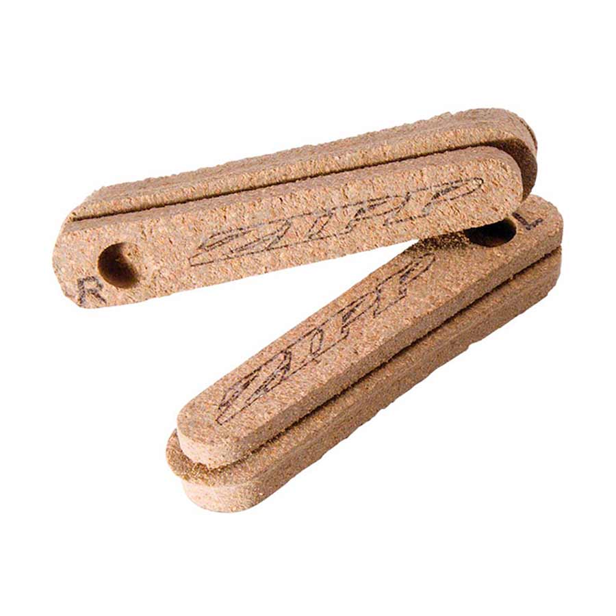 Zipp - Plaquette de Frein Tangente Cork Composite, Replacement cartridge pads for carbon rims, SRAM/Shimano compatible - paire