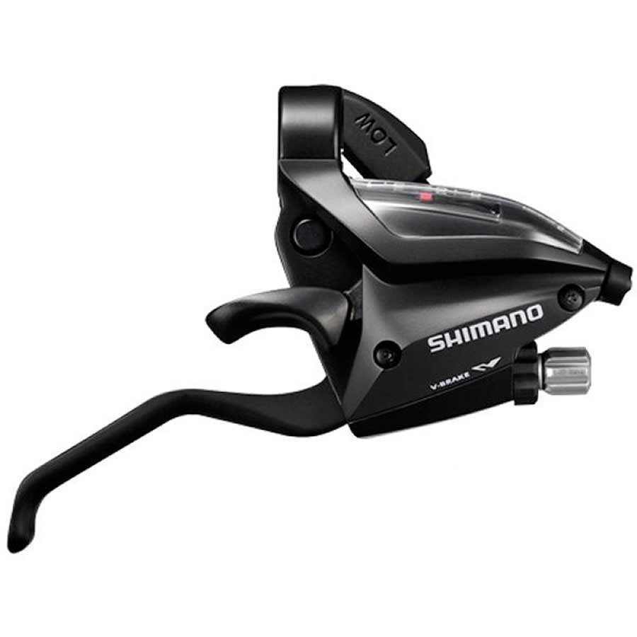 Shimano - Altus ST-EF500 - Levier combiné frein-vitesse VTT - Vitesses: 3x8 - Noir - Ensemble - 210000007345