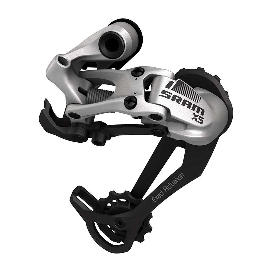 SRAM, X5, Rear derailleur, 9sp, Medium cage, Black