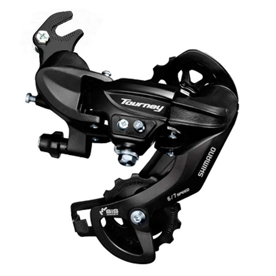 Shimano - Tourney RD-TY300 - Dérailleur arrière - 6/7vit. - SGS - Noir - Avec adaptateur - 210000008213