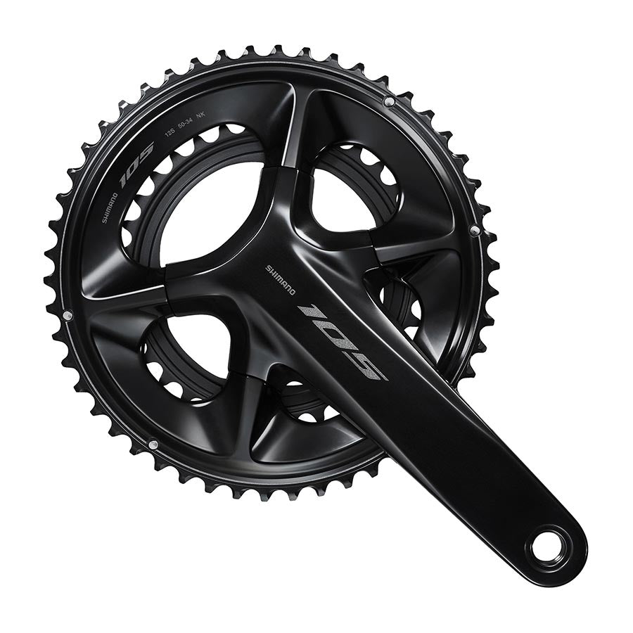 Shimano, 105 FC-R7100, Crankset, Speed: 12, Hollowtech II, 160mm, 52/36T, Black, Road Disc, IFCR7100MX26