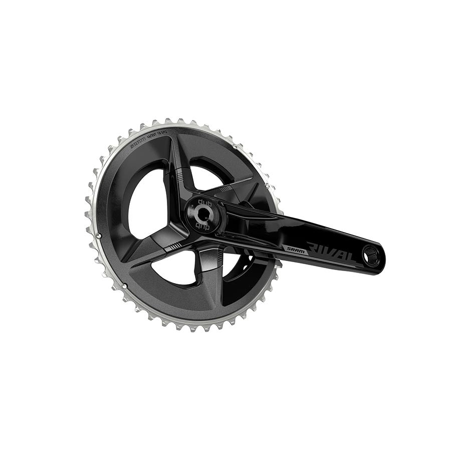 SRAM - Rival D1 2x - Pédalier - Vitesses: 12 - Axe: 28.99mm - BCD: 107 - 46/33 - DUB - 172.5mm - Noir - Route Disque - 210000008108