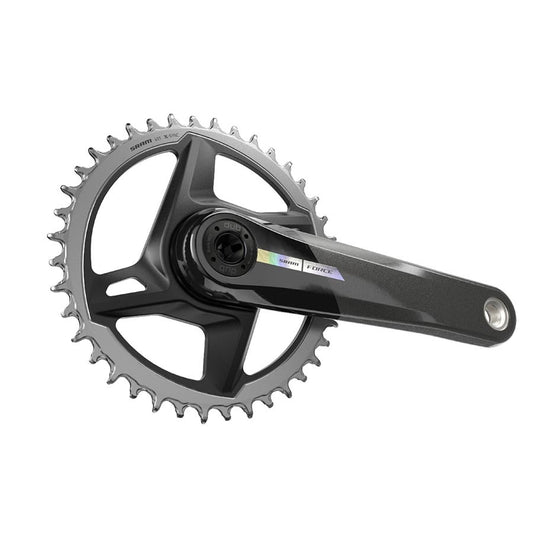 SRAM - Force D2 1x - Pédalier - Vitesses: 12 - Axe: 28.99mm - BCD: Direct Mount - 40 - DUB - 172.5mm - Noir - Route Disque - 210000008188