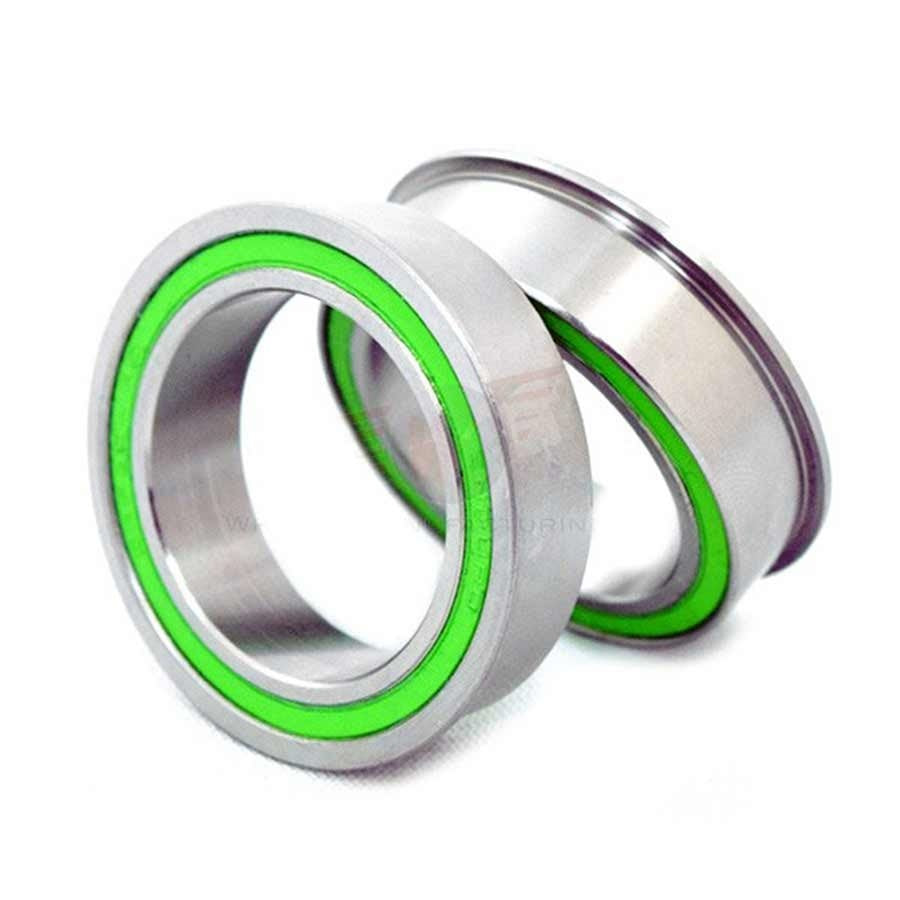 Wheels Manufacturing - BB86 -->30mm Flanged - BB Shell: 86.5mm - Dia.: 46mm - Axle: 30mm - Stainless - Noir - BB86-30MM - 210000004920