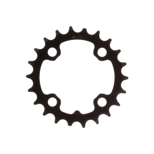 Truvativ, 22T, 9 sp, BCD 64mm, 4-Bolt, Inner Chainring, For MTB triple, Steel, Black, 11.6215.064.000