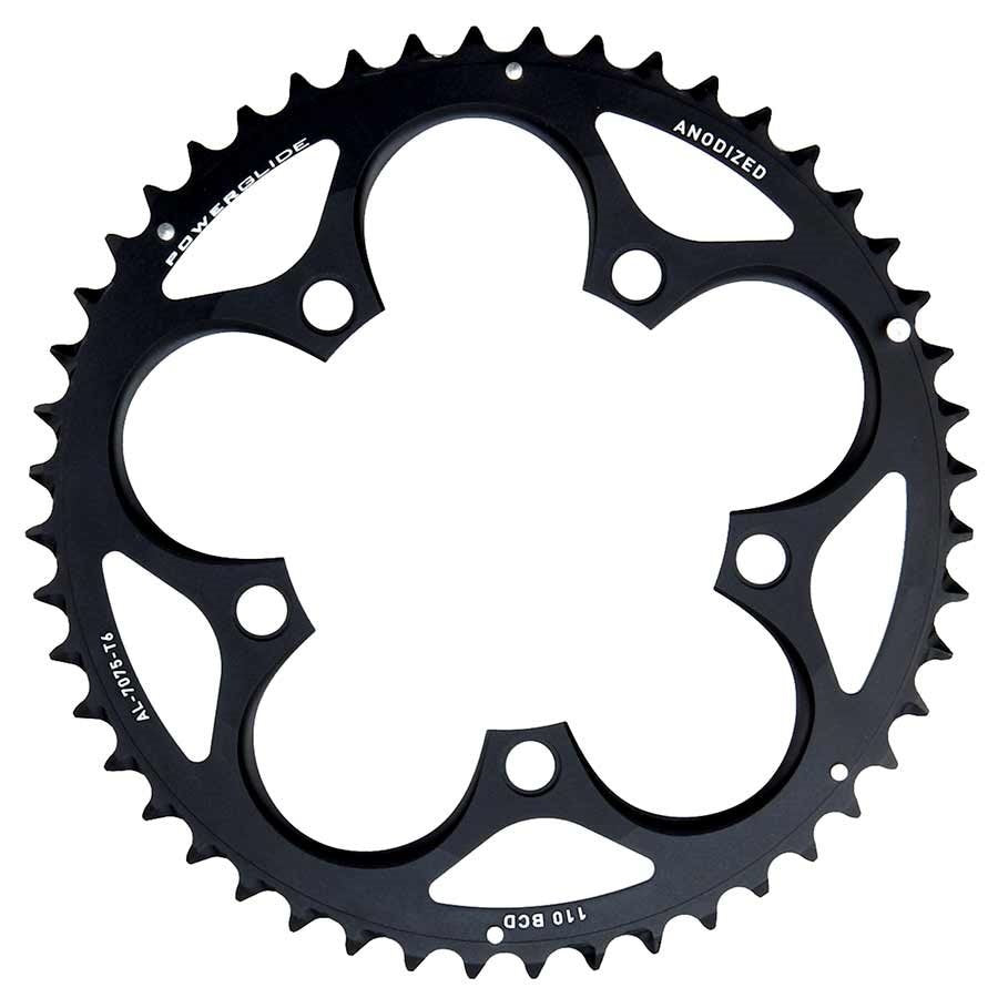 SRAM - 50D - 10 vit. - BCD 110mm - 5-Boulons - Plateau Extérieur - Pour 34/50 - Aluminium - Noir - 210000007644