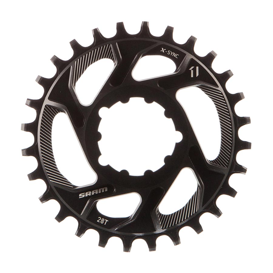 SRAM, X-Sync, 26T, 11sp, Direct Mount 6mm, Chainring, For single speed, Aluminum, Black