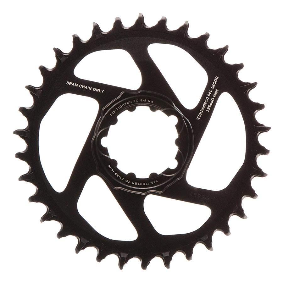 SRAM, X-SYNC 2 SL 3mm, Chainring, Teeth: 32, Speed: 11/12, BCD: Direct Mount, Single, Aluminum, Gold