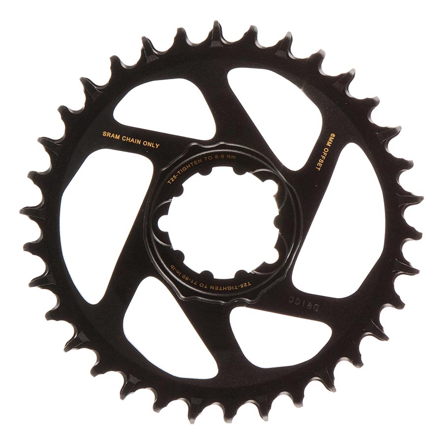 SRAM, X-SYNC 2 SL 3mm, Chainring, Teeth: 32, Speed: 11/12, BCD: Direct Mount, Single, Aluminum, Gold