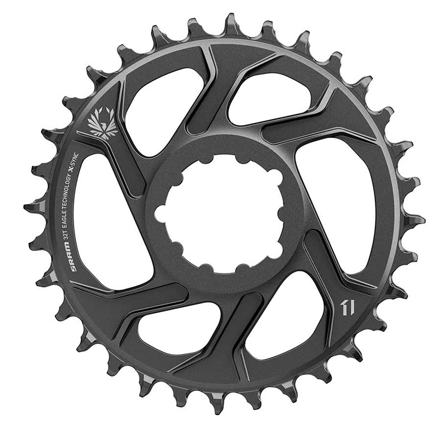 SRAM, X-SYNC 2 Steel 6mm, Chainring, Teeth: 30, Speed: 11/12, BCD: Direct Mount, Single, Steel, Black
