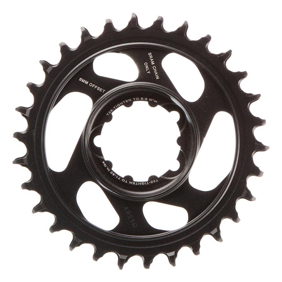 SRAM, X-SYNC 2 SL XX1 Eagle Lunar Grey 6mm, Chainring, Teeth: 30, Speed: 12, BCD: Direct Mount, Single, Alloy, Grey