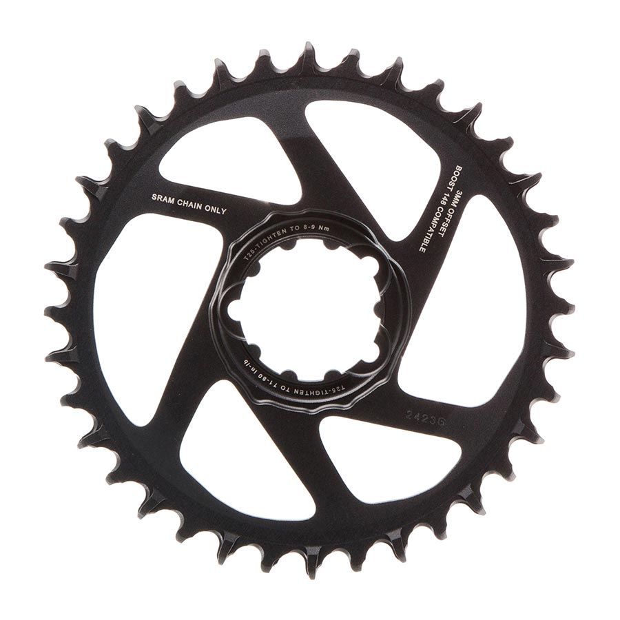 SRAM, X-SYNC 2 SL XX1 Eagle Lunar Grey 6mm, Chainring, Teeth: 30, Speed: 12, BCD: Direct Mount, Single, Alloy, Grey