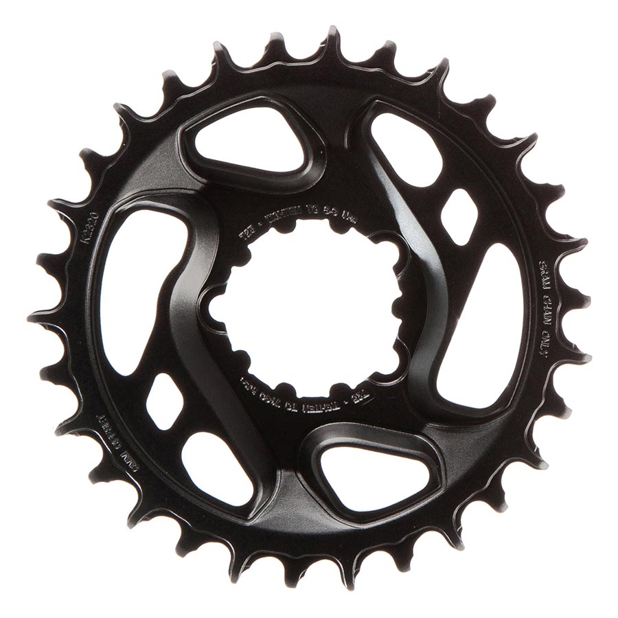 SRAM, GX Eagle C1, Chainring, Teeth: 30, Speed: 11/12, BCD: Direct Mount, Aluminum, Grey, 11.6218.046.000, -4mm