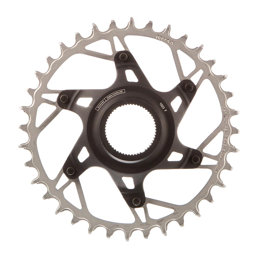 SRAM, XX Eagle T-Type DM E-MTB STEPS, Chainring, Teeth: 34, Speed: 12, BCD: Direct Mount, Aluminum/Steel, Black