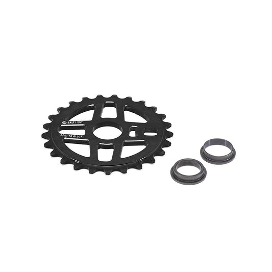 Salt, Pro, Chainring, Teeth: 25, 6061-T6 Aluminum, Black