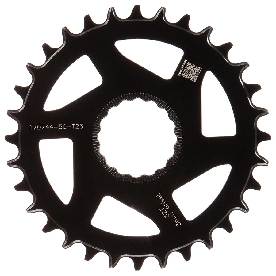 TRP, EVO, Chainring, Teeth: 30, Speed: 12, BCD: Direct Mount, Front, Aluminum, Black