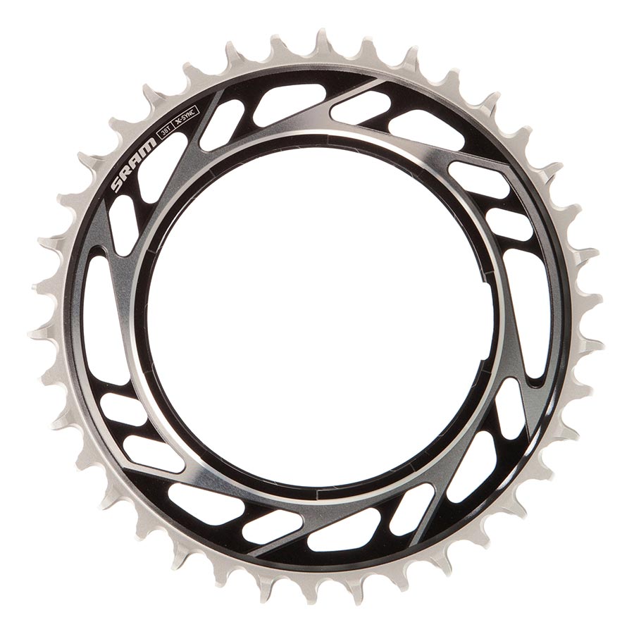 SRAM, Road Thread Mount E1, Chainring, Teeth: 46, Speed: 12/13, BCD: Thread Mount, Aluminum