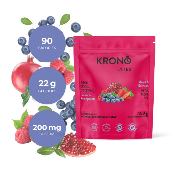 Krono - Suppléments Boisson Électrolytes - 450g