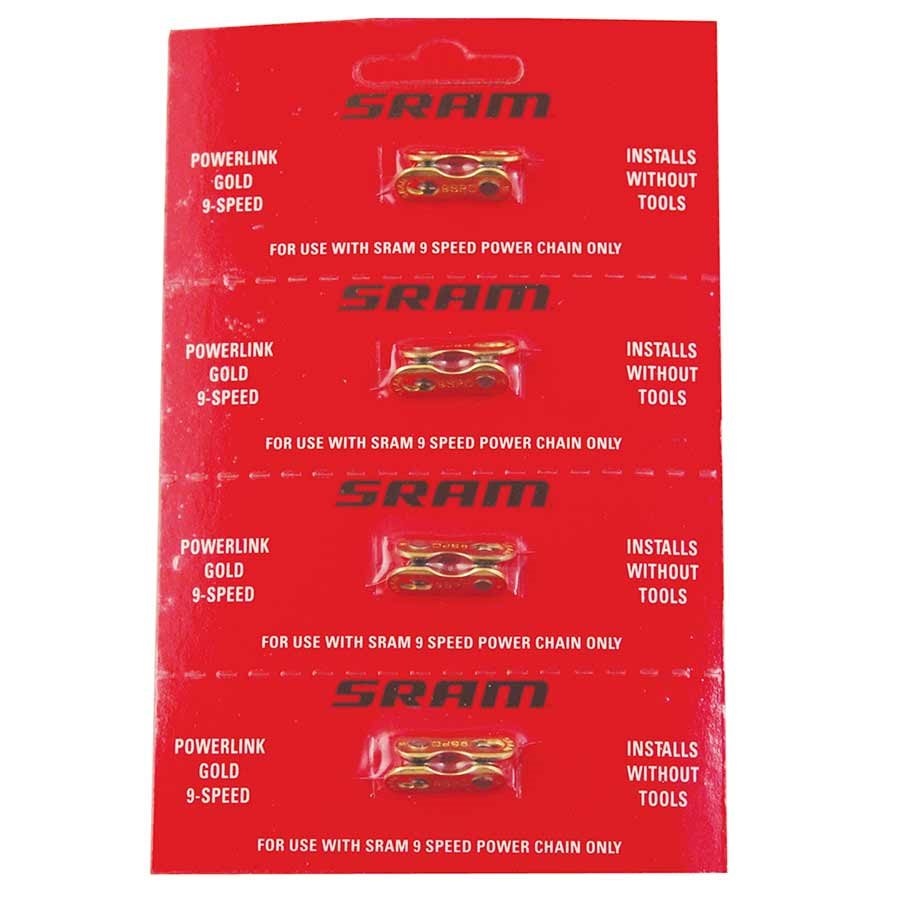 SRAM - Powerlink - Maillon connecteur pour chaîne 9vit - Or - Unité - 210000006836