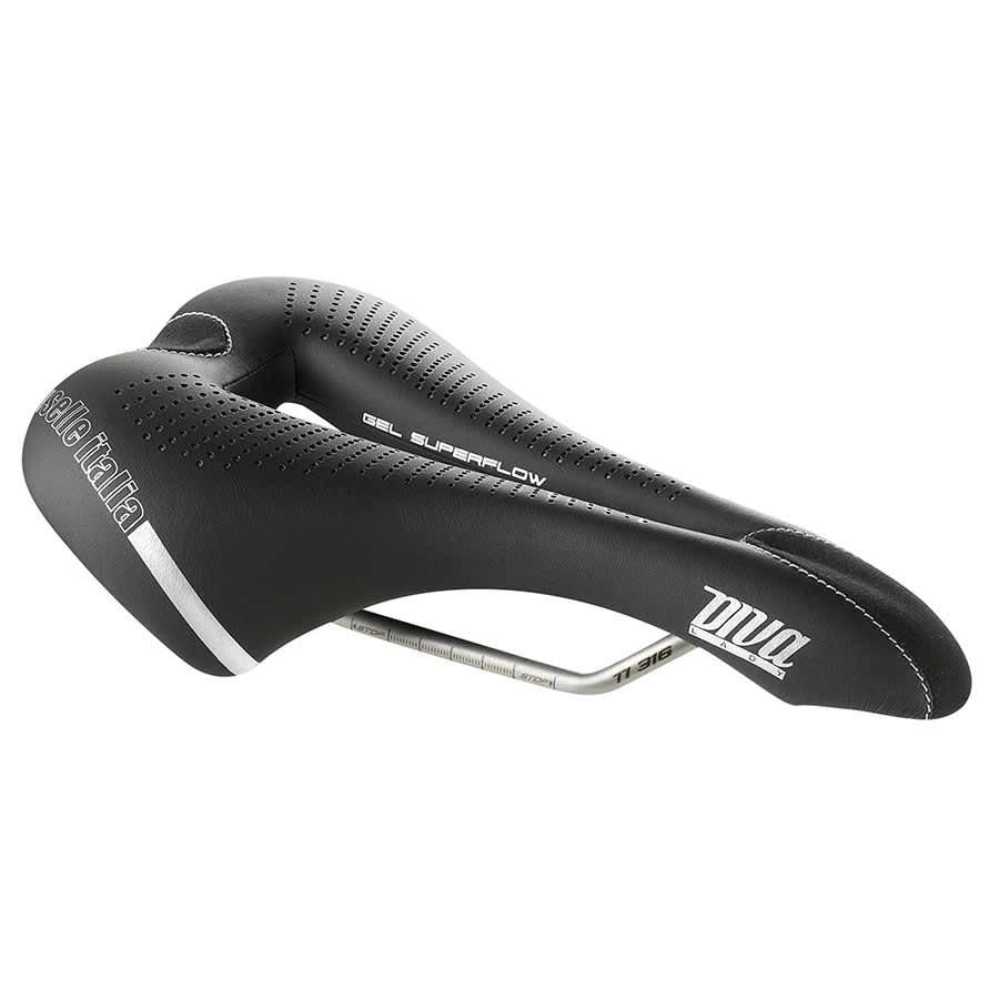 Selle Italia - Selle DIVA Gel Superflow Femme - Noir - 152mm - 210000000822