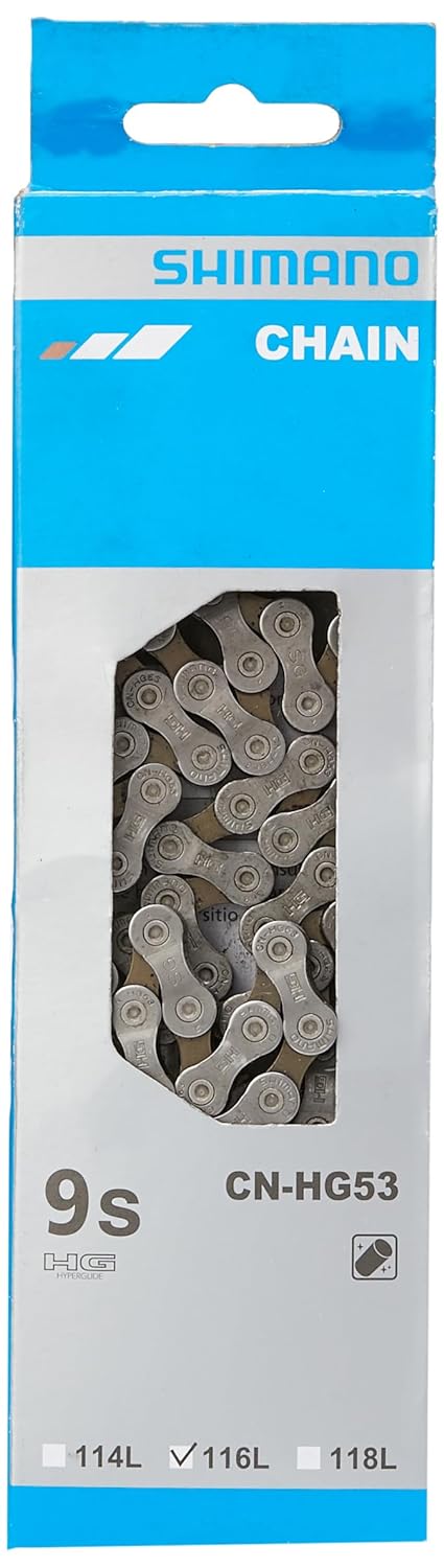 Shimano - Chaine HG-53 - 9 vitesses - 116 mailles