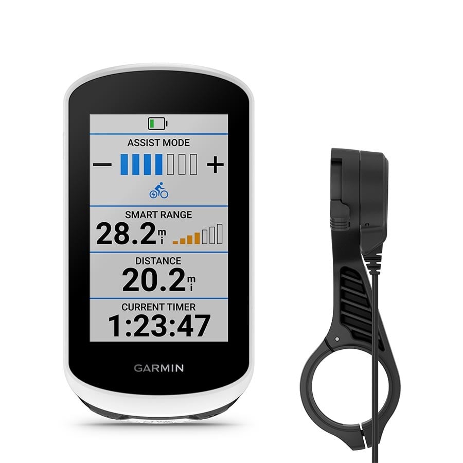 Garmin - Edge Explorer 2 Power - Cyclomètre - Bundle - Blanc - 210000005658