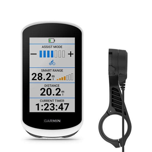 Garmin - Edge Explorer 2 Power - Cyclomètre - Bundle - Blanc - 210000005658