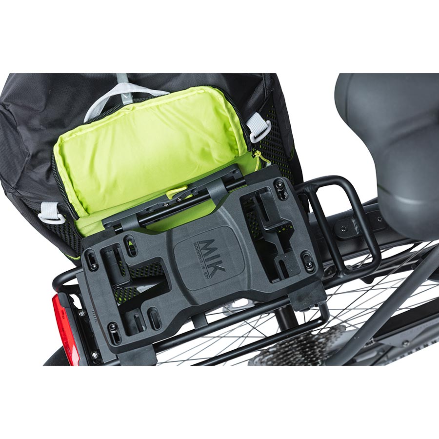 Basil, MIK Pannier Tubes, Rack, Black