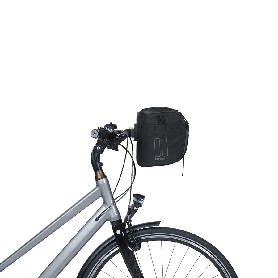Basil, Move Handlebar, Handlebar Bag, 7-8L, Black