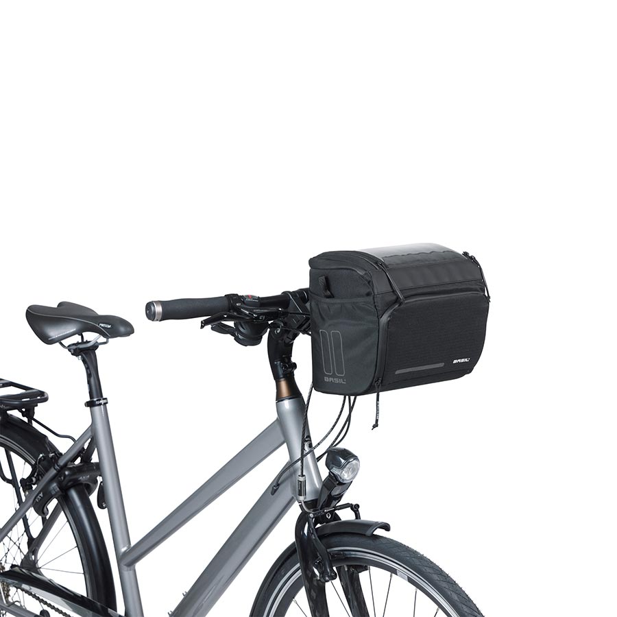 Basil, Move Handlebar, Handlebar Bag, 7-8L, Black