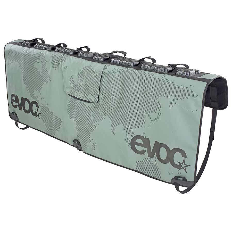 EVOC, Tailgate Pad, 136cm / 53.5'' wide, for mid-sized trucks, Olive
