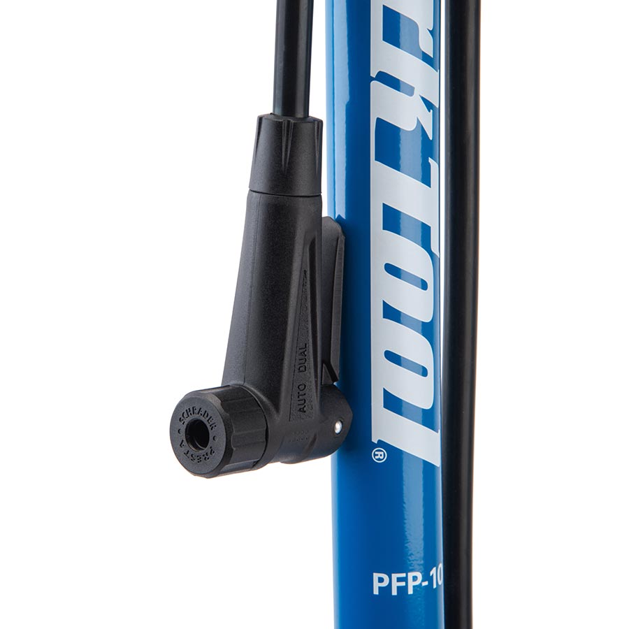 Park Tool, PFP-10, Floor Pump, 160psi, Blue