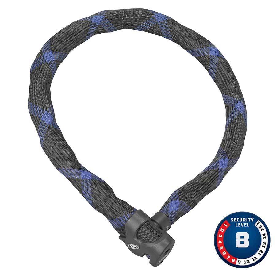 Abus, Ivera Steel-O-Chain, Chain Lock, 7mm, 85cm, 2.8', Black