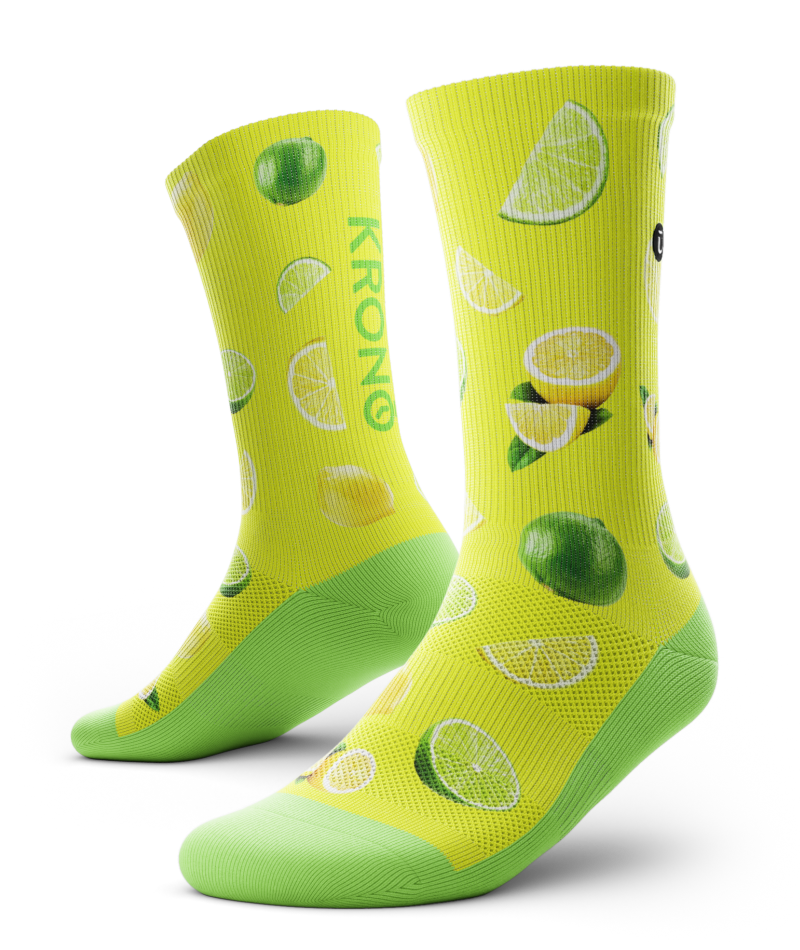 Krono - Chaussettes Couleur - Citron Lime