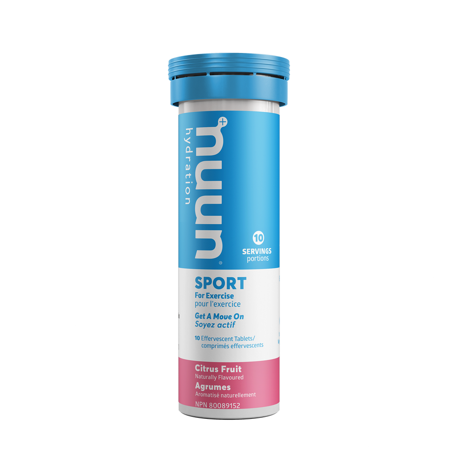 Nuun - Supplément d'électrolytes SPORT - Tube 10 portions