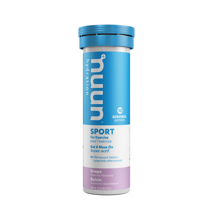Nuun - Supplément d'électrolytes SPORT - Tube 10 portions
