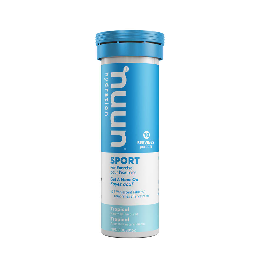 Nuun - Supplément d'électrolytes SPORT - Tube 10 portions