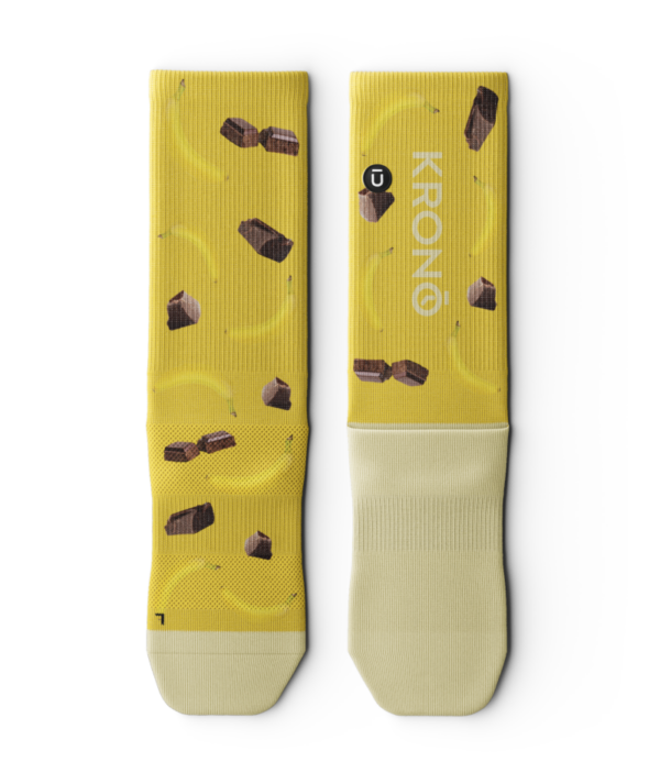 Krono - Chaussettes Couleur - Bananes Foncés