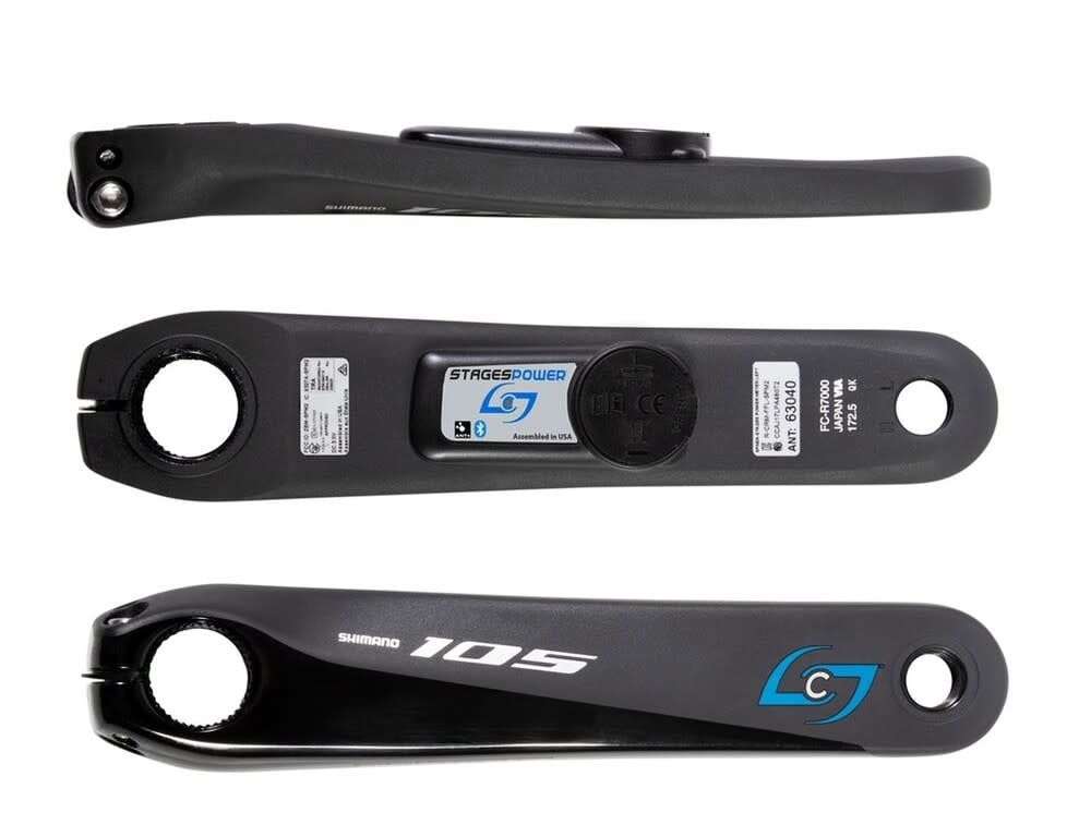 Stages Power - Capteur de puissance Bras de Pédalier Gauche - 105 R7000 - Noir - 210000001642