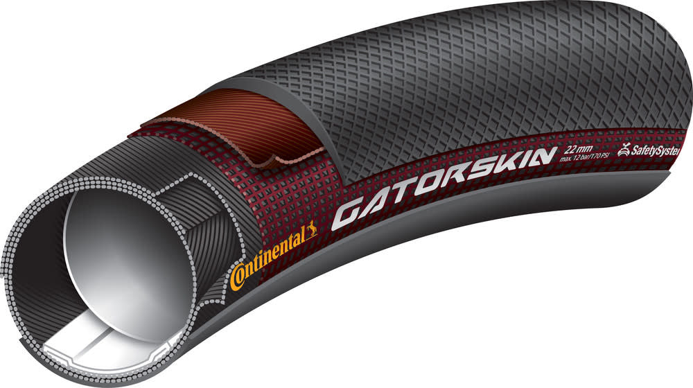 Continental - Sprinter Gatorskin - 28 x 25 - Boyau Duraskin - 210000000281