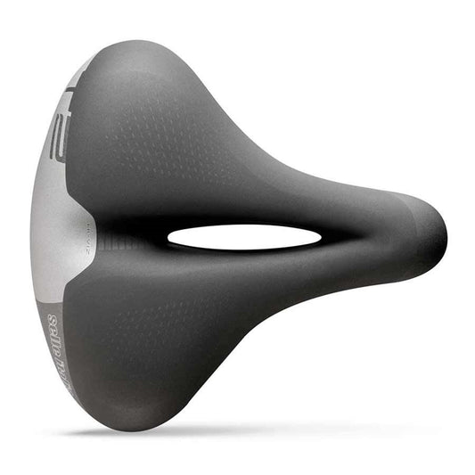 Selle Italia - Selle T 2 Flow - 258 x 233mm - Unisexe - 671g - Noir/Haute Visibilité - 210000003578
