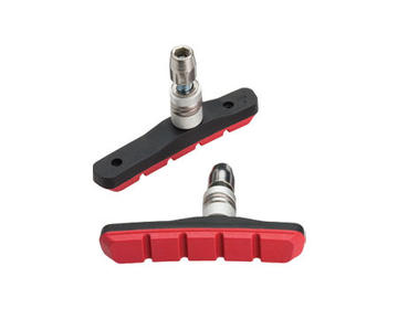 Jagwire, Mountain Sport, V-brake pads, All-Weather (Aw), Rouge, Paire